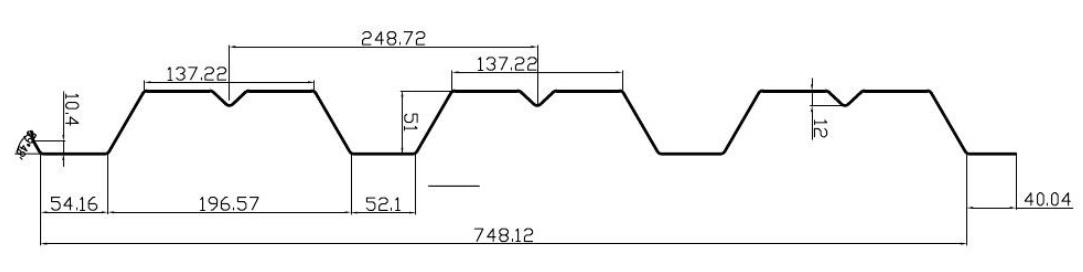 YX51-249-748压型钢板