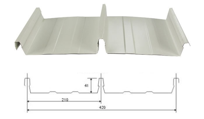 YX41-210-420彩钢压型板